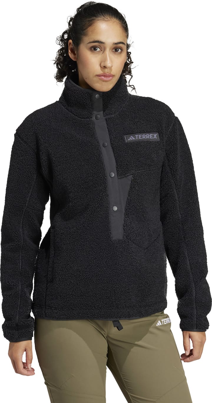 Adidas Women's Terrex Xploric High Pile Fleece Pullover Sweatshirt